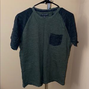Olive Green Banana Republic Baseball Tee